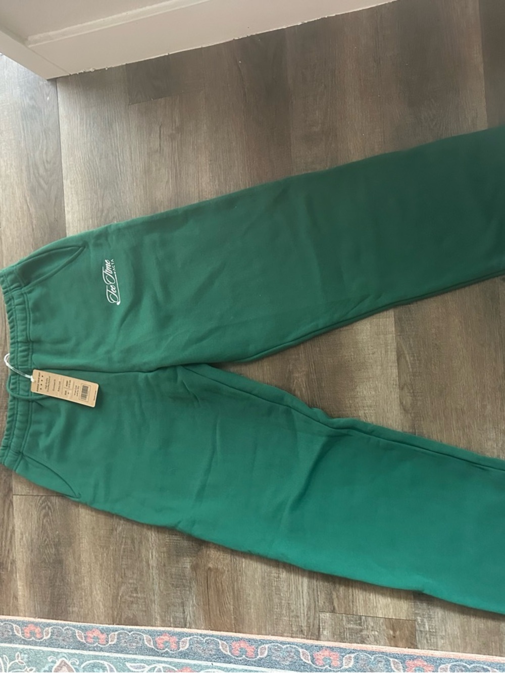 Unbranded Forest Green Track Pants - Cozy Jogger Style